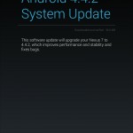 Download Android 4.4.2 KOT49H OTA update zip on Nexus 7 2012 3G,Wi-Fi Model manually