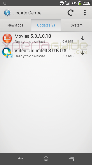 Movies app 5.3.A.0.18 and Video Unlimited app 8.0.B.0.8 Update