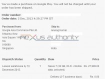 Purchase Nexus 7 2013 Tablet from Google Play Store in India