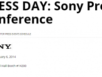 Sony's CES 2014 Press conference on January 6, 2014 at Las Vegas