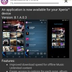 Download Walkman app version 8.1.A.0.3 update on Xperia Z1, Z Ultra, Z, ZL, ZR