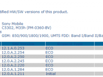 Xperia SP 5302, C5303 and C5306 Android 4.3 12.1.A.0.253 firmware Certified