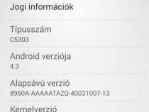 Xperia SP android 4.3 12.1.A.0.252 firmware screenshot - About Phone