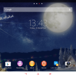 Xperia Themes on Tablet Z - Christmas