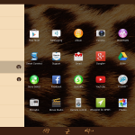 Xperia Themes on Tablet Z - Leopard