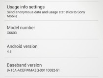Xperia Z Android 4.3 10.4.B.0.569 firmware