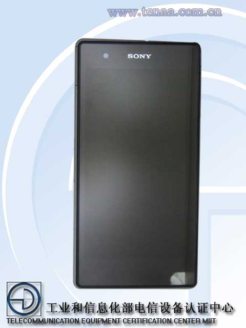 Xperia Z1S L39t Images sufaced at China’s TENAA - Front Panel