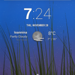 Unofficial CyanogenMod 11 KitKat 4.4 ROM for Live with Walkman - Home Screen