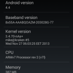 Unofficial CyanogenMod 11 KitKat 4.4 ROM for Live with Walkman - About Phone