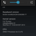 Unofficial CyanogenMod 11 KitKat 4.4 ROM for Neo - About Phone