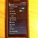 Xperia S Unofficial CyanogenMod 11 Android 4.4 KitKat from HoloUI Team - Settings menu