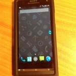 Xperia S Unofficial CyanogenMod 11 Android 4.4 KitKat from HoloUI Team - Home Screen