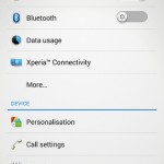 White Xperia UI