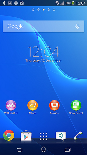 New themes and wallpapers just like Xperia Z1.