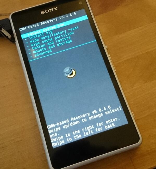 Install CWM Recovery on Xperia Z1 Compact aka Xperia Z1C