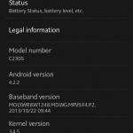 Xperia C Android 4.2.2 16.0.B.2.6 firmware update – Camera Improved
