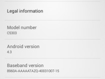 Xperia SP Android 4.3 12.1.A.0.256 firmware Screenshots Leaked