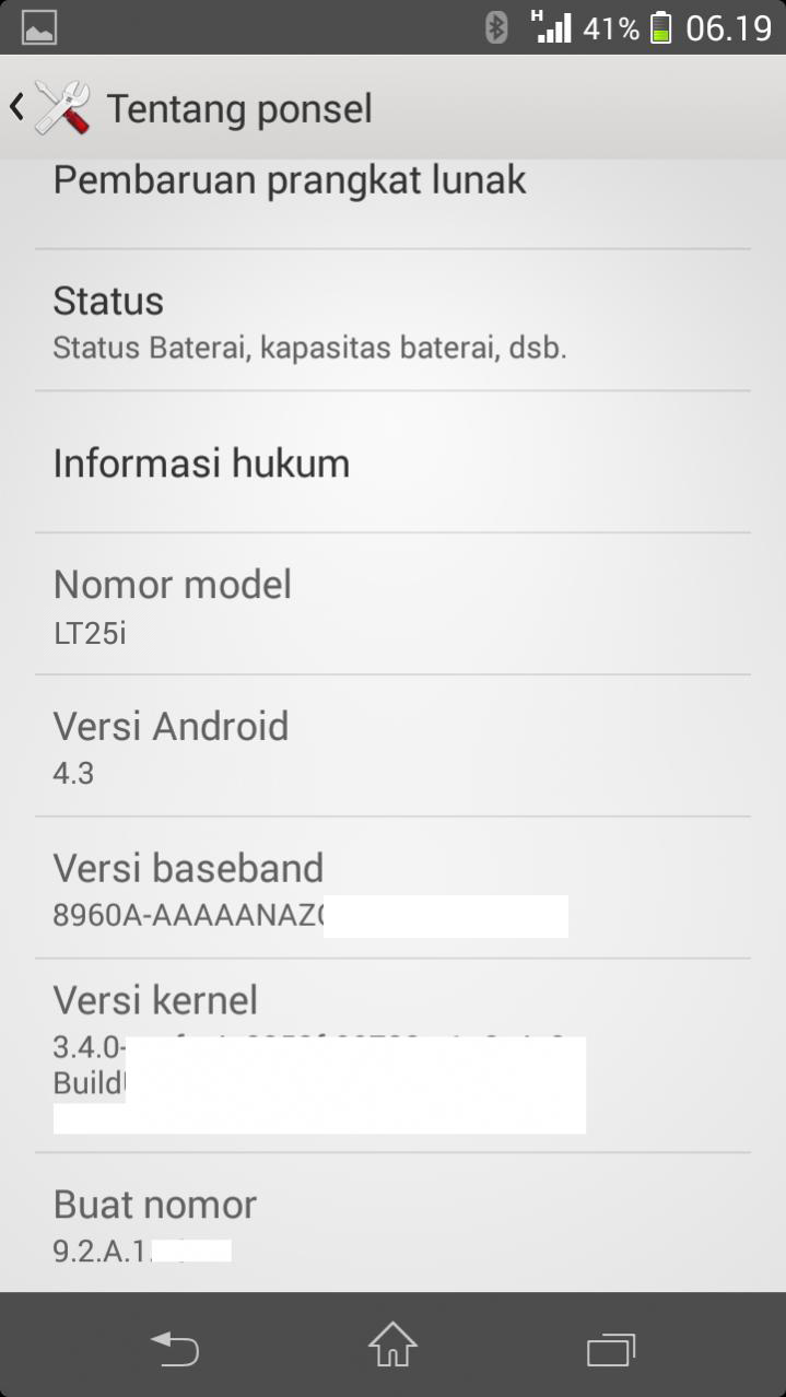 Xperia V LT25i Android 4.3 9.2.A.1.131 firmware ROM Leaked - Install on Unlocked Bootloader devices