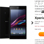 Xperia Z Ultra Wi-Fi SGP412 Tablet Launched in Japan for 51800 Yen / $497
