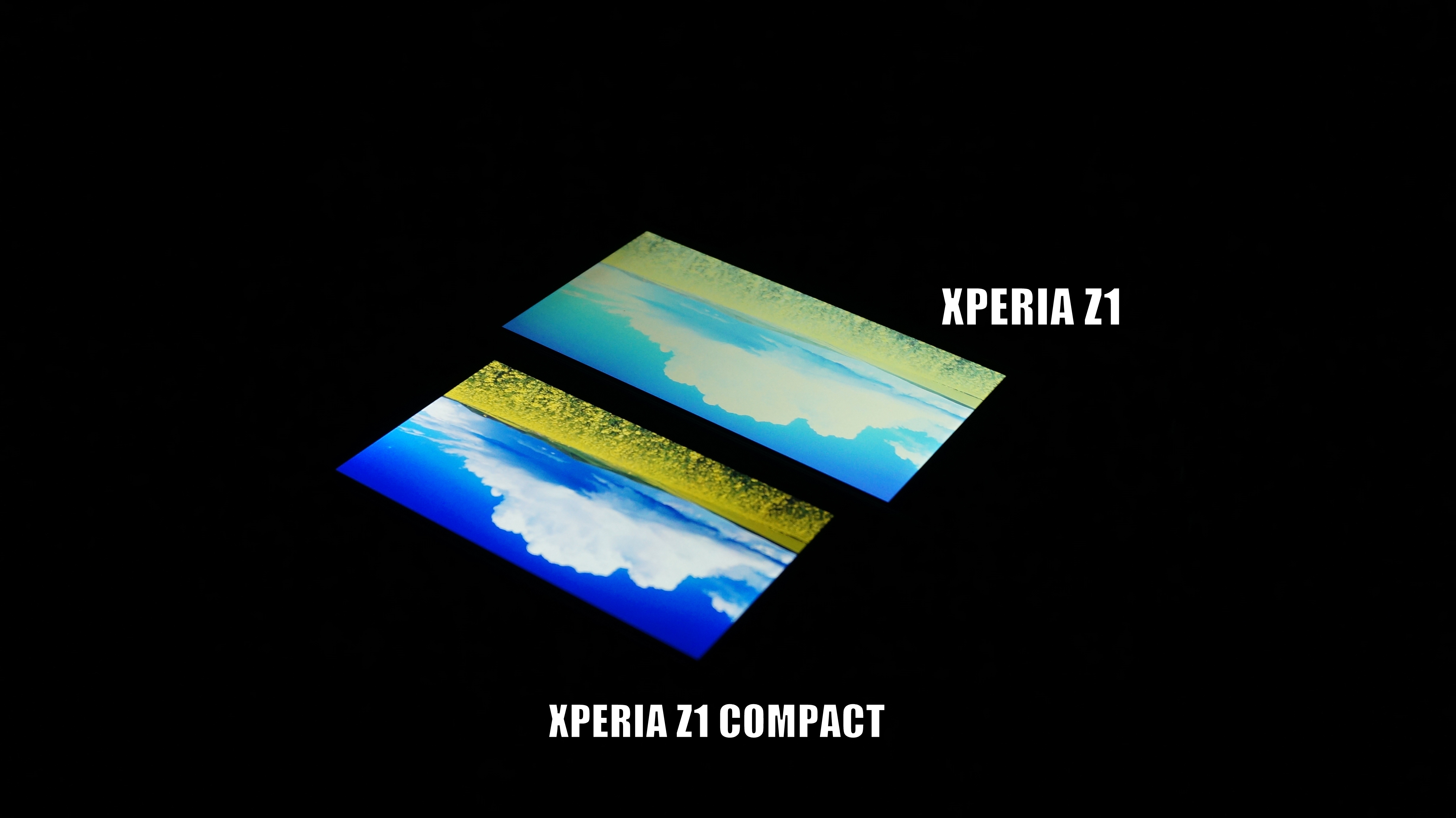 Xperia Z1 vs Xperia Z1 Compact Display Screen Comparison