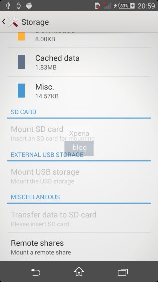 16 GB internal storage for Sony D6503