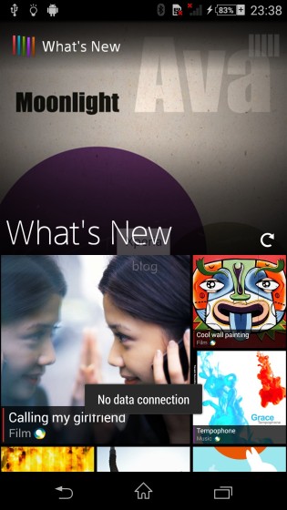 Sony's new What's New Feature in Sony D6503 Android 4.4.2 KitKat Xperia UI