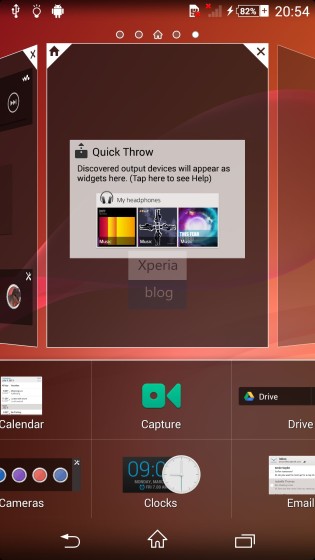 New Xperia Home launcher is included in Sony D6503.