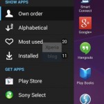 Xperia Home launcher in Sony D6503 Android 4.4.2 KitKat Xperia UI