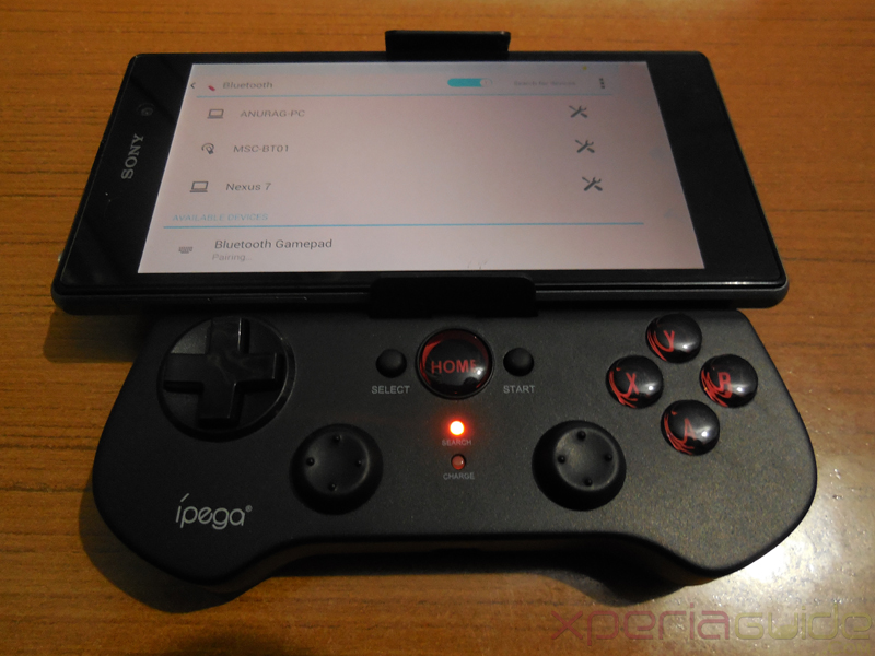 ipega wireless Bluetooth controller - Pairing it with Xperia Z1