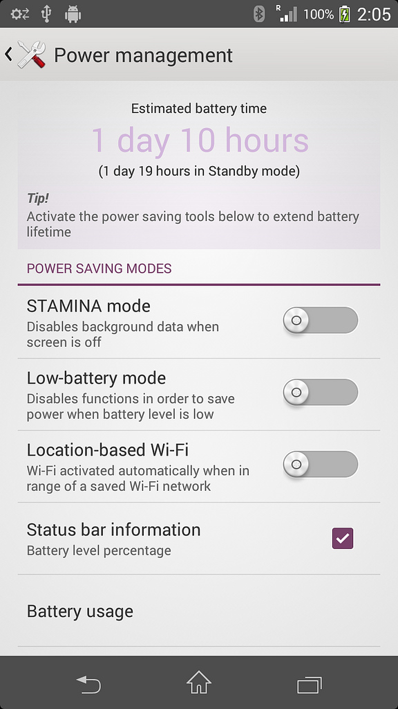 Xperia T LT30p Android 4.3 9.2.A.0.278 firmware - Stamina Mode included