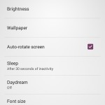 Xperia T LT30p Android 4.3 9.2.A.0.278 firmware - Display Settings