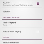 Xperia T LT30p Android 4.3 9.2.A.0.278 firmware - Sound Settings