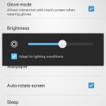 Xperia SP android 4.3 12.1.A.0.256 firmware - Adapt to Lightning condition option