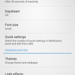 Xperia SP android 4.3 12.1.A.0.256 firmware - Day Dream Screen save settings