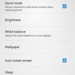 Xperia SP android 4.3 12.1.A.0.256 firmware - Glove Mode present