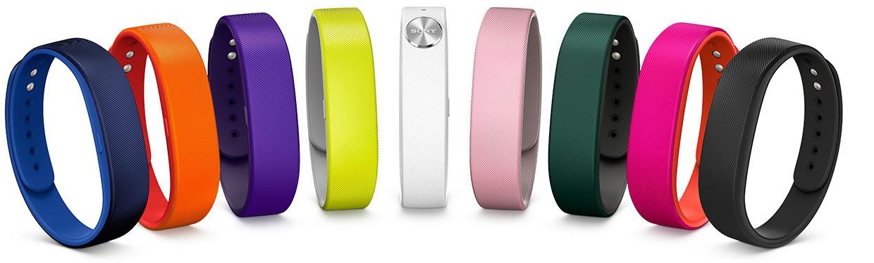 9 Colors of Sony SmartBand SWR10