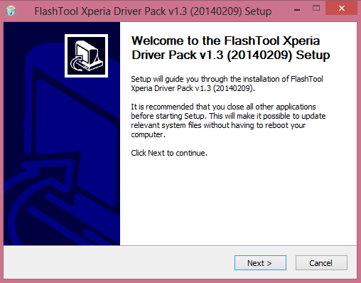 FlashTool Xperia Driver Pack v1.3