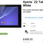 Pre-Order Xperia Z2 Tablet Price in Europe Announced – Get 3 Years Warranty for €1