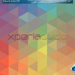 Xperia C TriFlat Theme HomeScreen