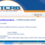 Xperia E1 Dual D2104 first 20.0.B.0.68 firmware certified on PTCRB