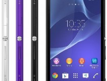 Xperia M2 Purple black White colors