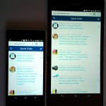 Xperia Z1 Compact vs Xperia Z Ultra Size and Screen Display Comparison Pics