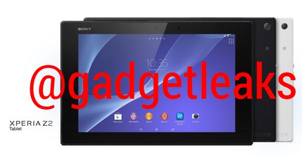 Xperia Z2 Tablet White Pic Leaked