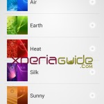 New Xperia Themes Xperia SP 12.1.A.0.266