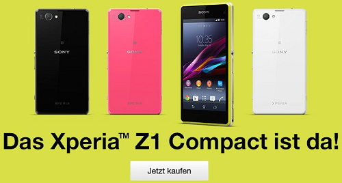 Buy Xperia Z1 in Germany