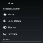 Xperia L CyanogenMod 11 Settings option