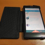 [ REVIEW ] Xperia Z1 Leather Flip Case from Noreve