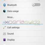 Xperia TX Settings 9.2.A.0.295 firmware