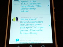 Xperia Z1 Compact Default browser