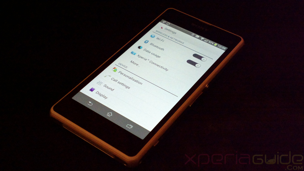 White UI on Xperia Z1 Compact